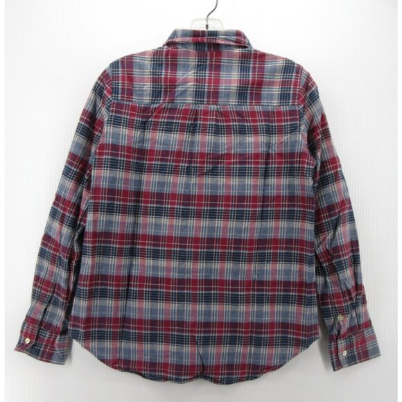 Journal Standard Shirt XS Red Japanese Button Up Shirt Plaid Colorful * - Picture 8 of 12